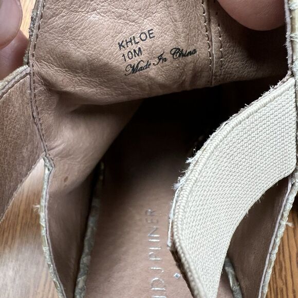 Donald J Pliner Khloe Slingback Booties Clogs‎ Shoes Size 10M High platform Gold - Picture 9 of 11